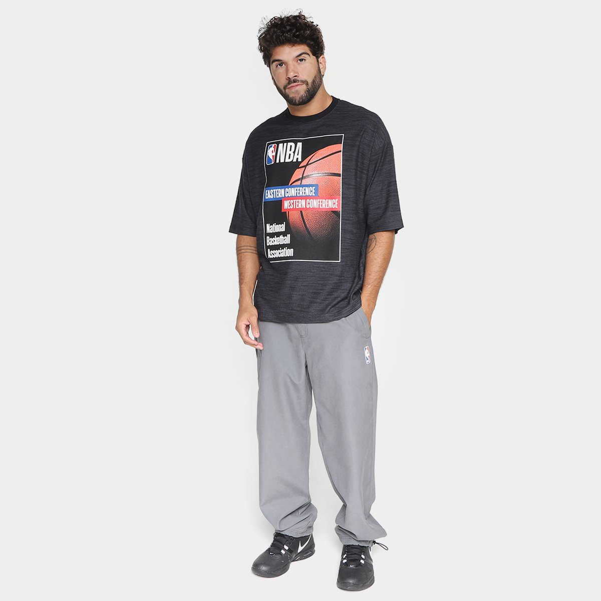 Camiseta NBA Mag Cover Masculina - Tam: P - 3