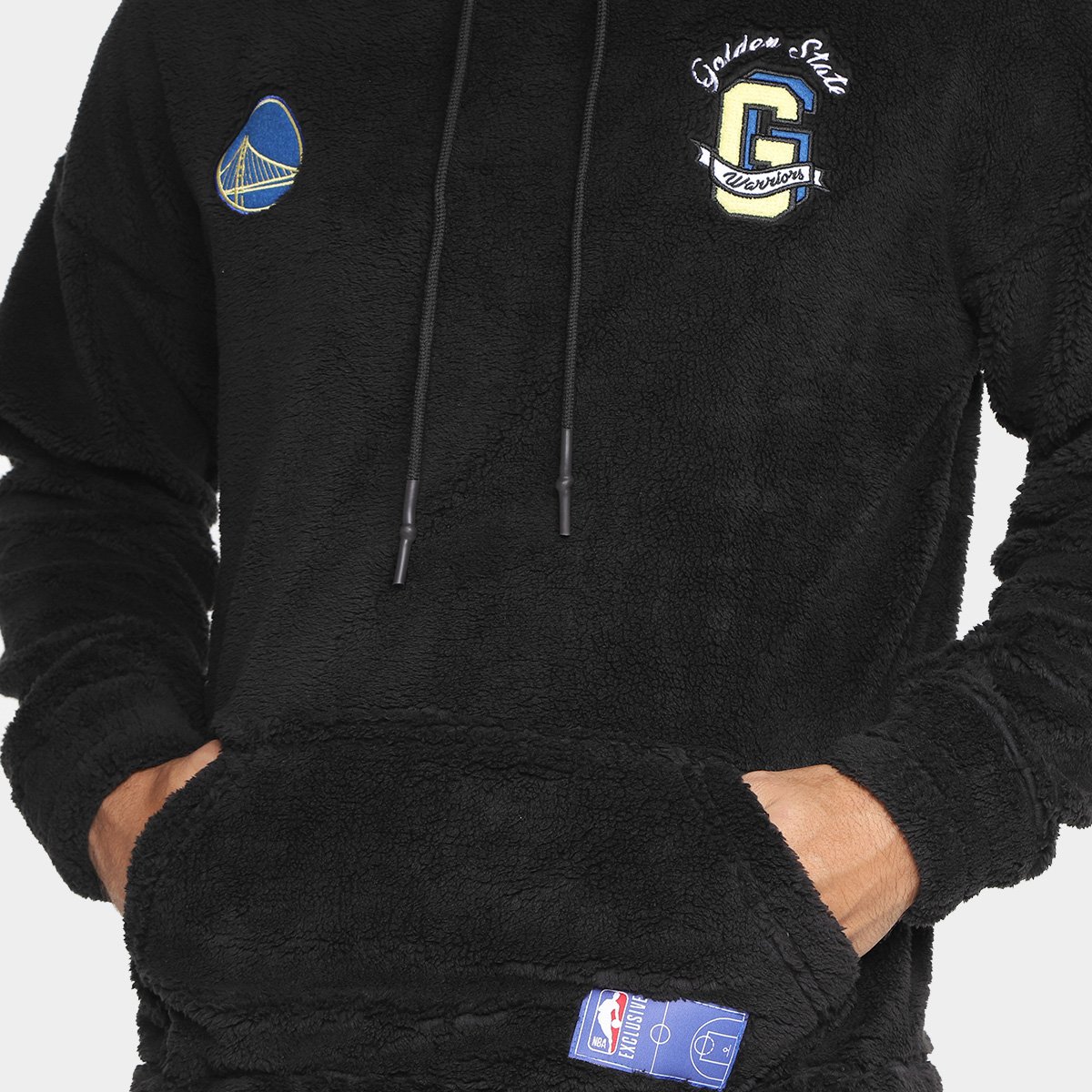 Moletom NBA Golden State Warriors Teddy Masculino - Tam: P - 2