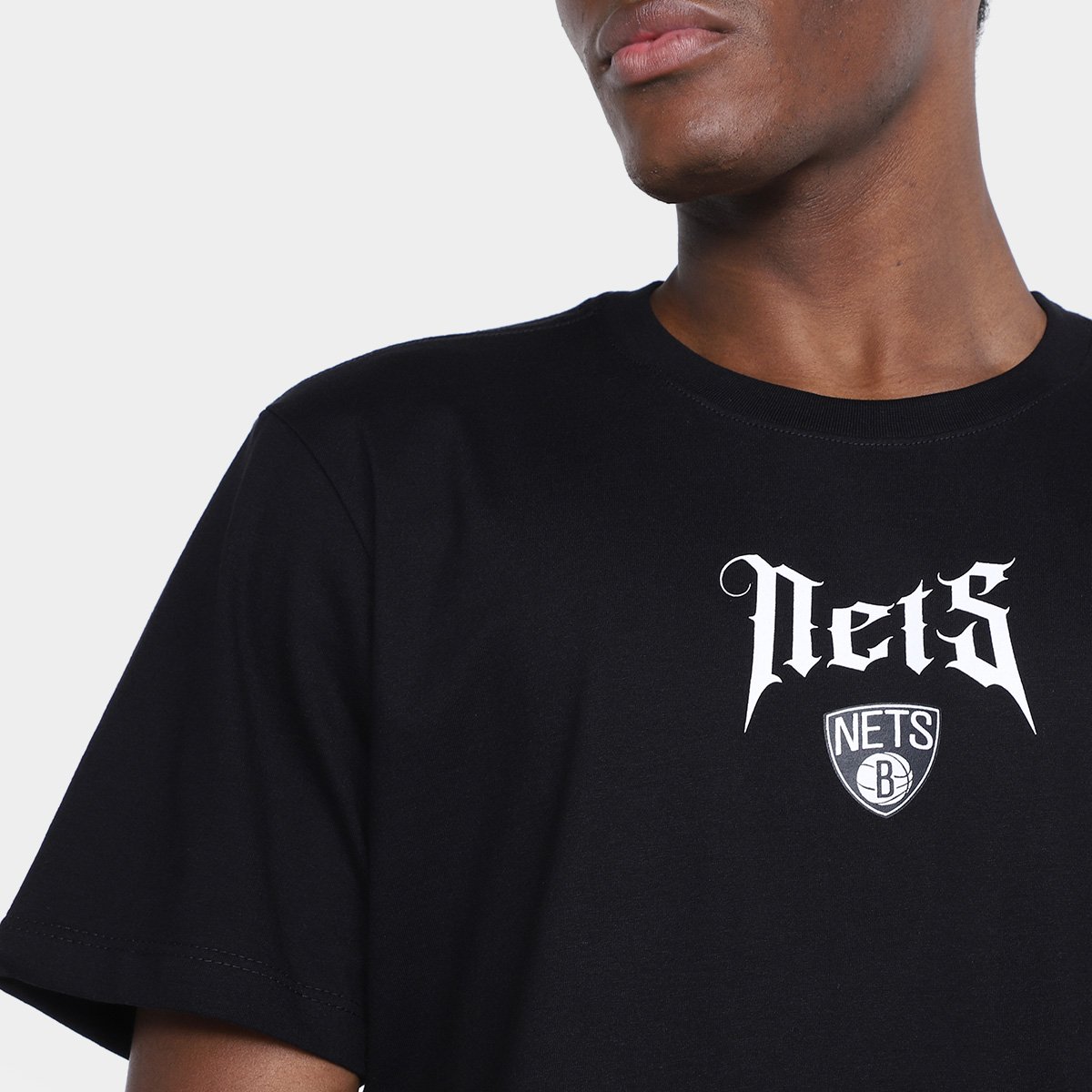 Camiseta NBA Brooklyn Nets Paisley Masculina - Tam: G - 2