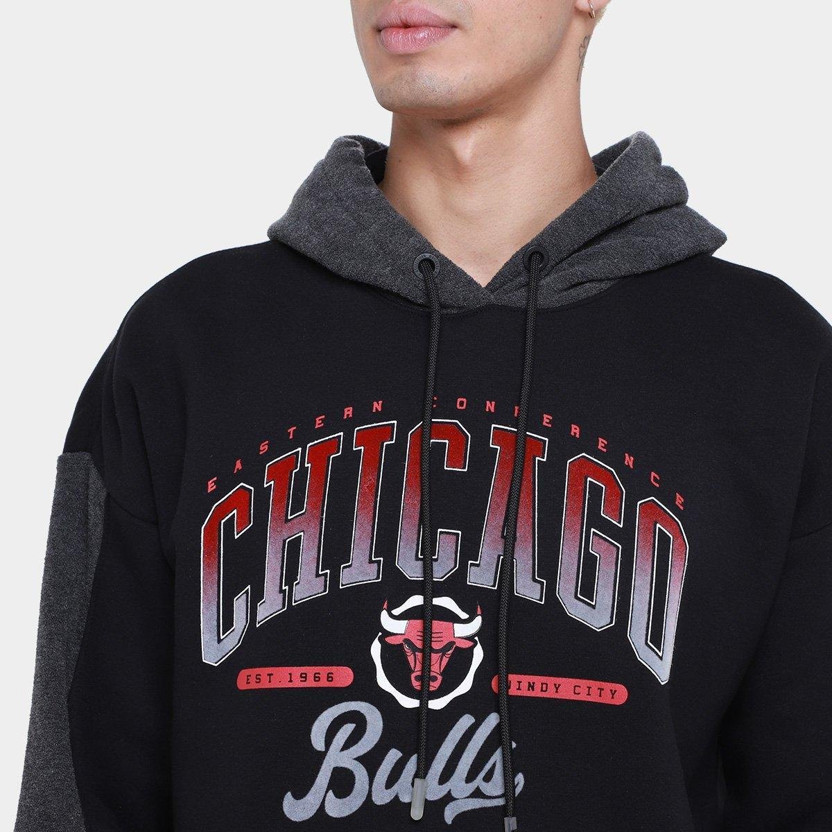 Moletom NBA Chicago Bulls Senses Masculino - Tam: P - 2