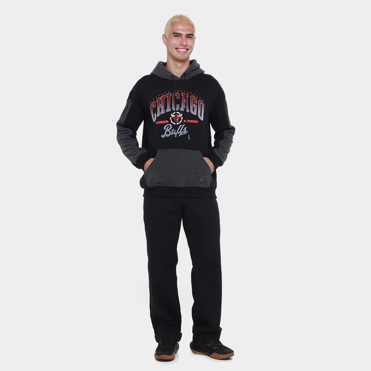 Moletom NBA Chicago Bulls Senses Masculino - Tam: P - 4