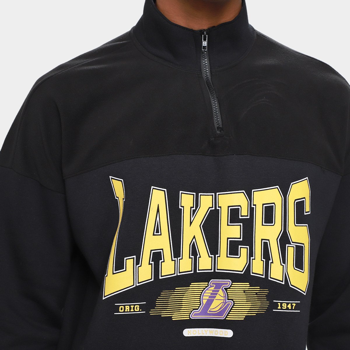 Moletom NBA Los Angeles Lakers Reflections Masculino - Tam: P - 2