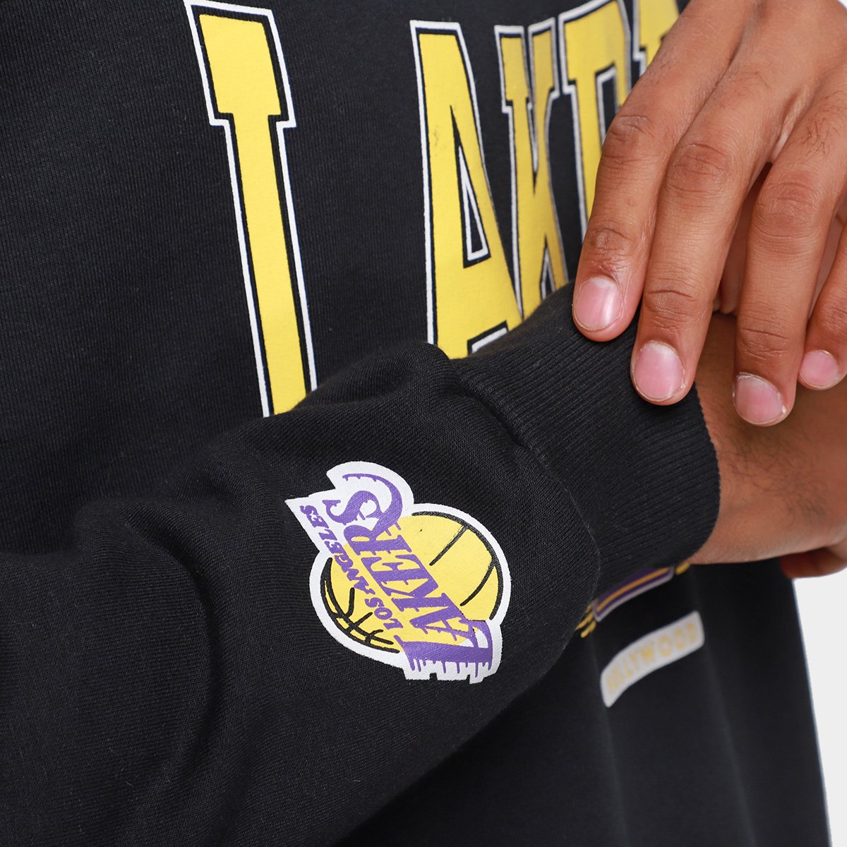 Moletom NBA Los Angeles Lakers Reflections Masculino - Tam: P - 4