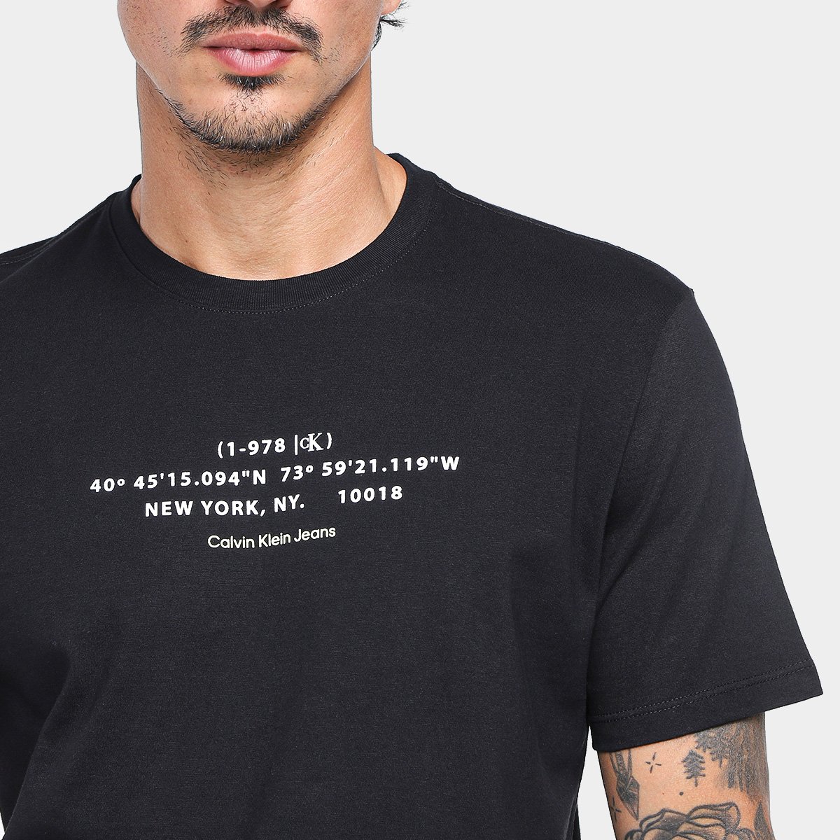 Camiseta Calvin Klein 1-978 Ck Masculina - Tam: P - 2