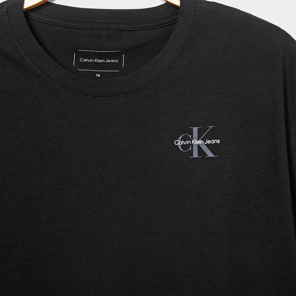 Camiseta Infantil Calvin Klein Básica Menino - Tam: 10A - 1