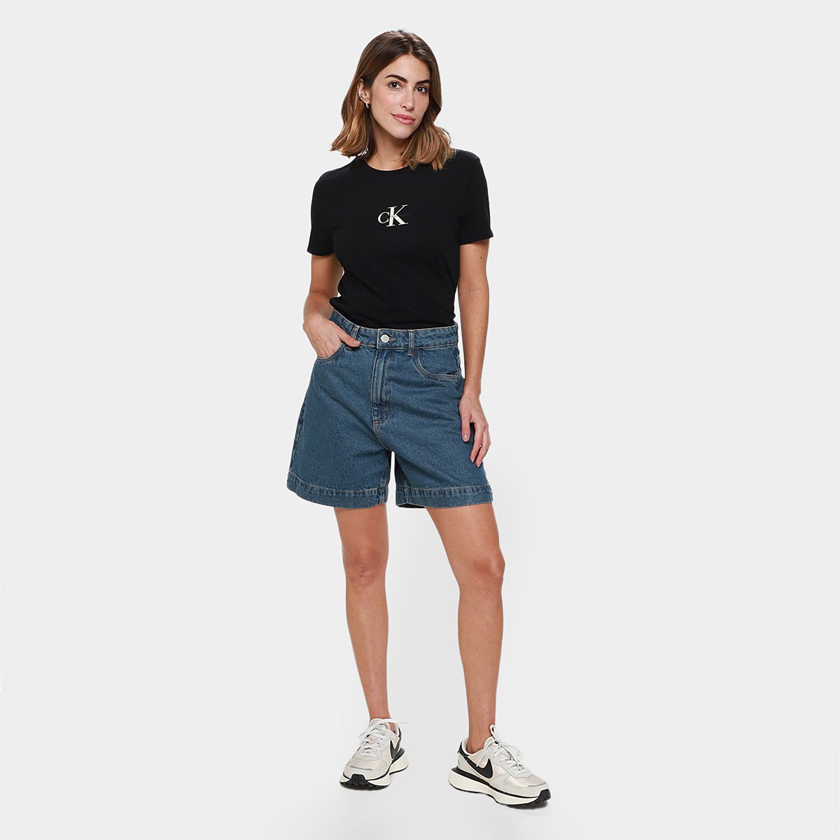 Camiseta Calvin Klein Reissue Feminina - Tam: P - 3