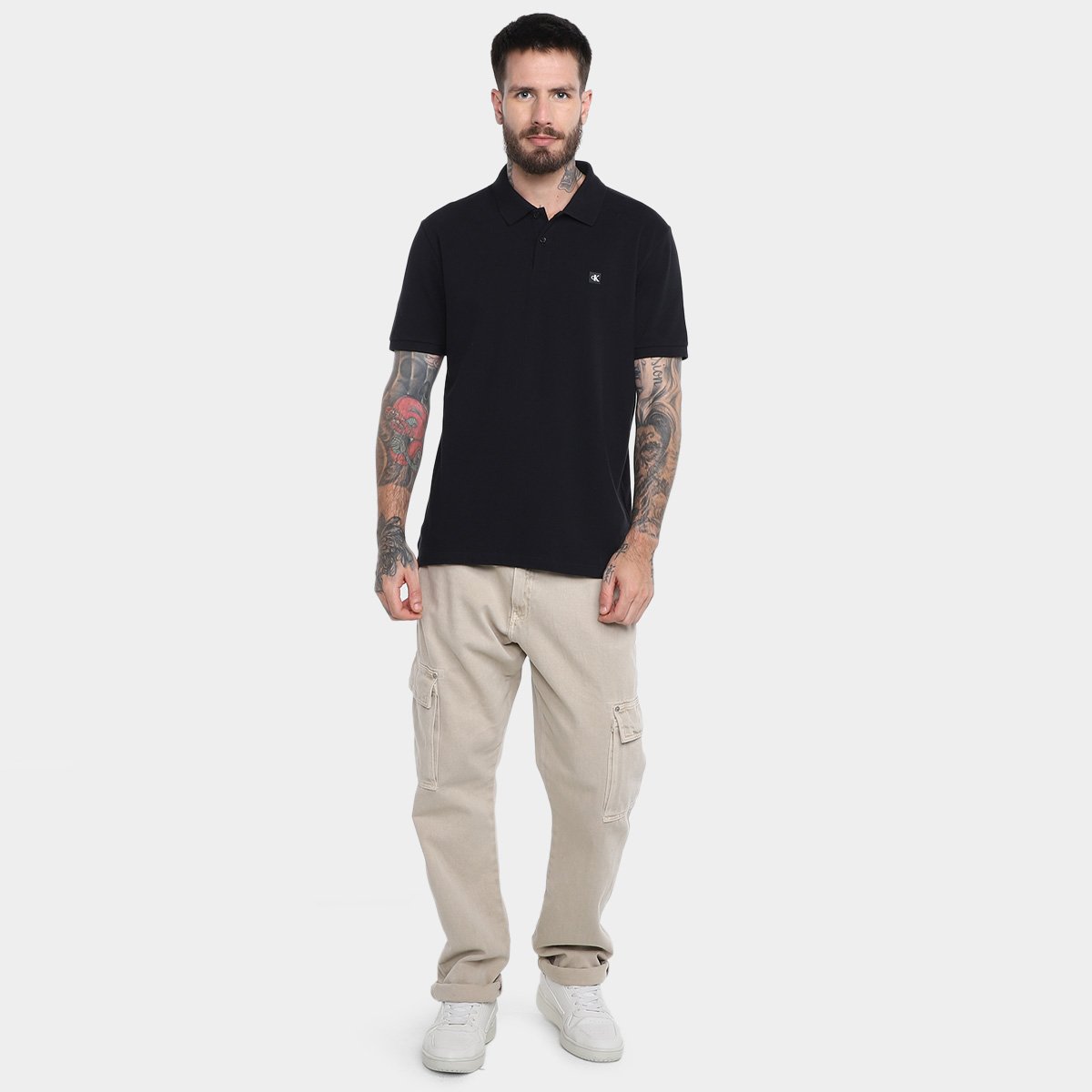 Camisa Polo Calvin Klein Premium Masculina - Tam: P - 3
