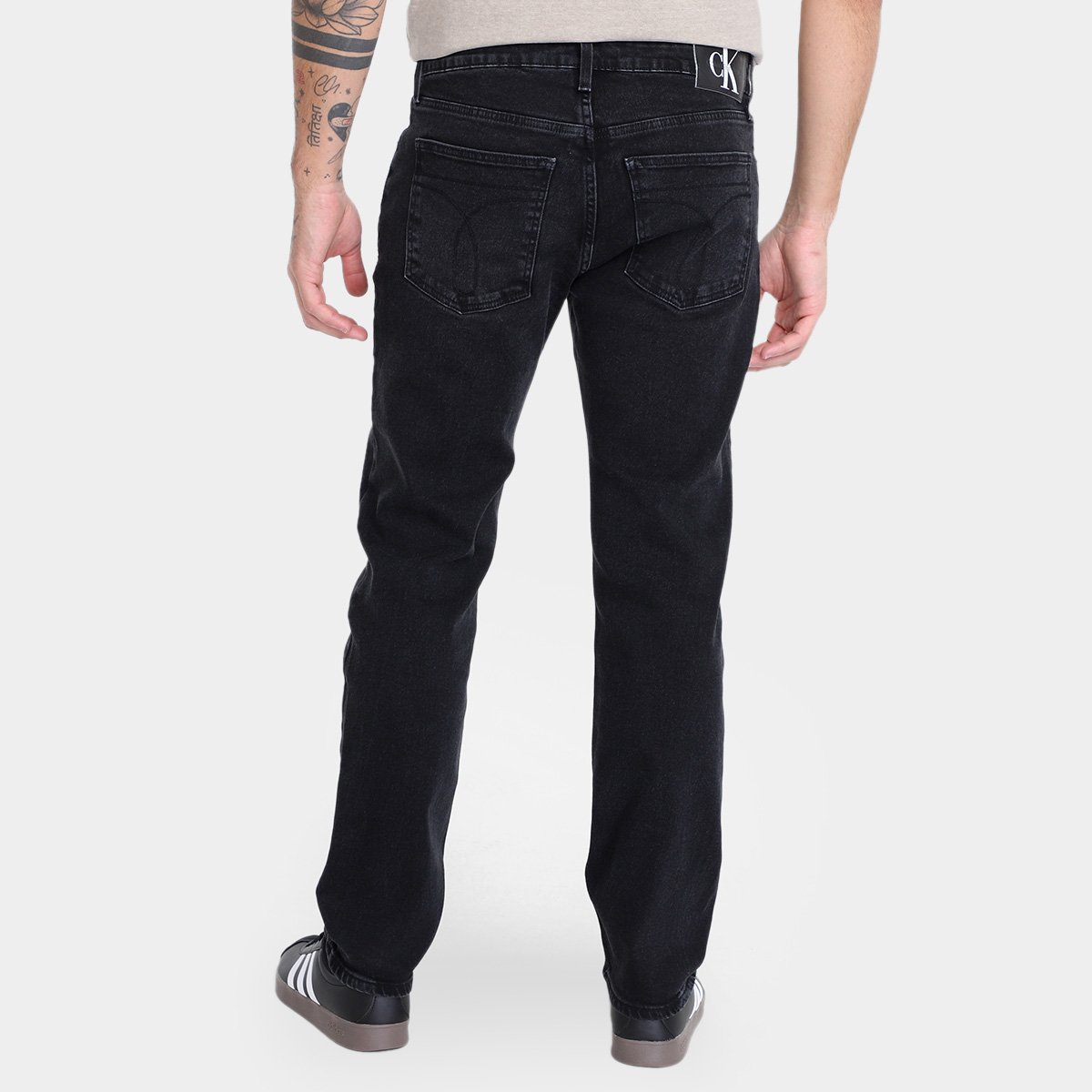 Calça Jeans Slim Calvin Klein 5 Pockets Masculina - Tam: 46 - 1