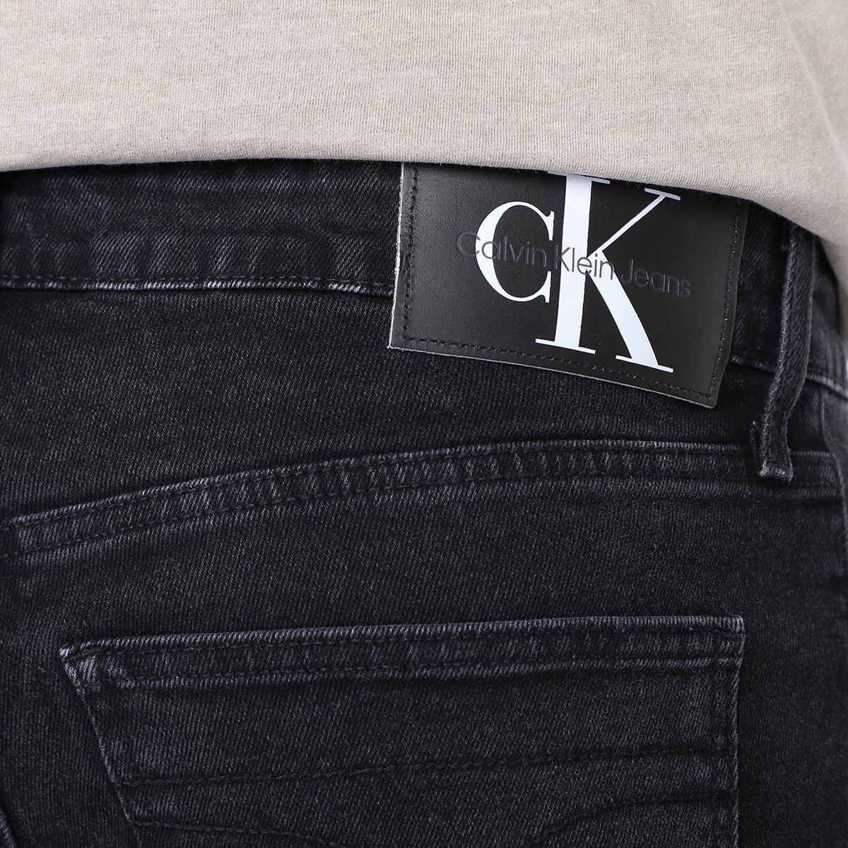Calça Jeans Slim Calvin Klein 5 Pockets Masculina - Tam: 46 - 2