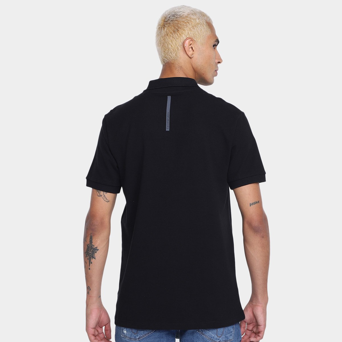 Camisa Polo Calvin Klein Casual Masculina - Tam: P - 1