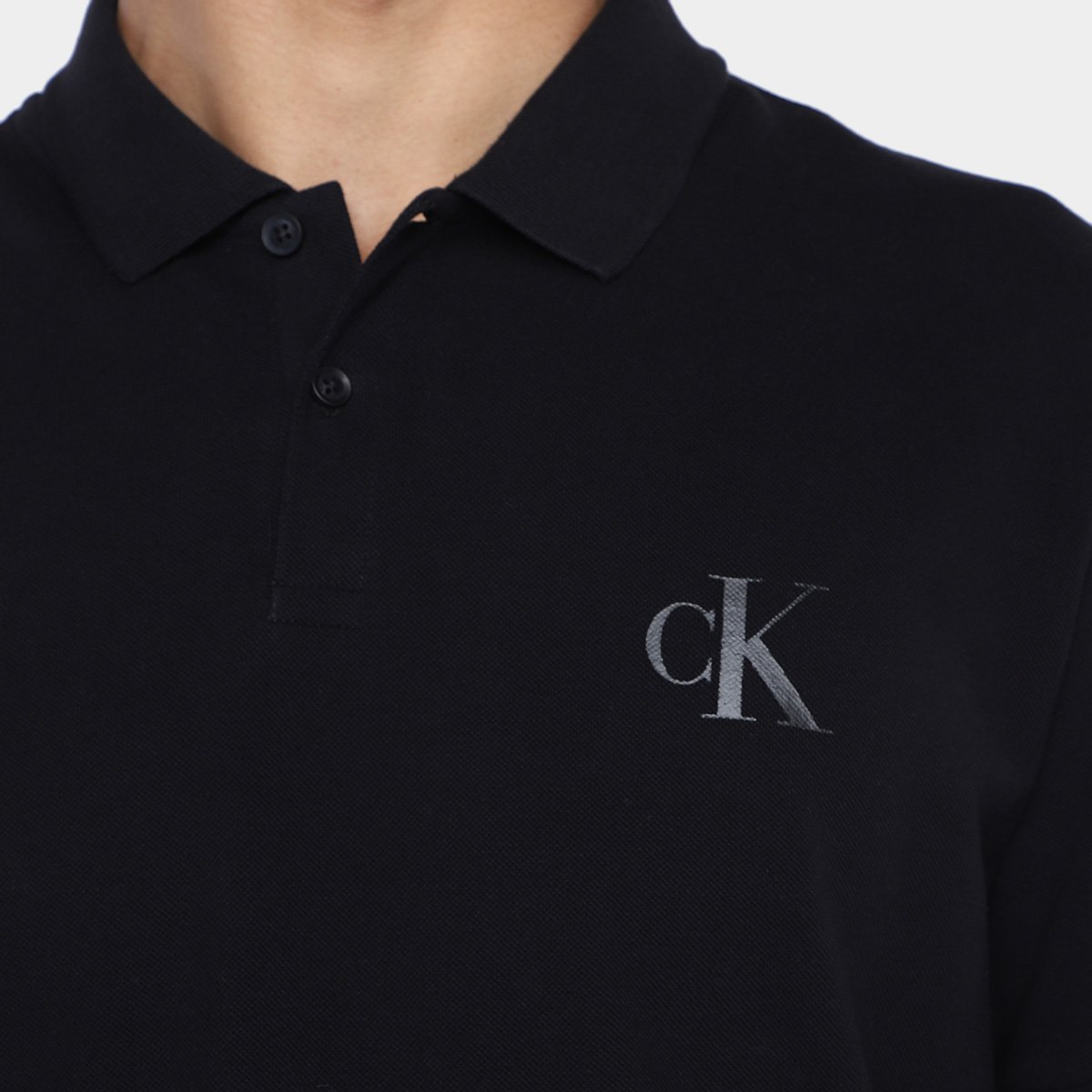Camisa Polo Calvin Klein Casual Masculina - Tam: P - 2
