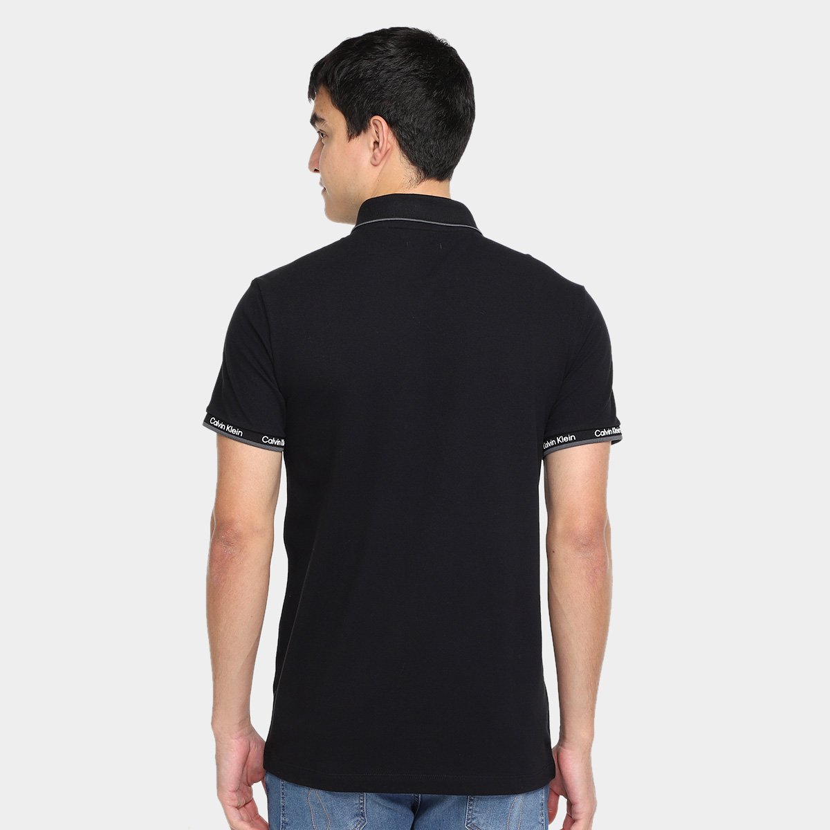 Camisa Polo Calvin Klein Casual Masculina - Tam: P - 1