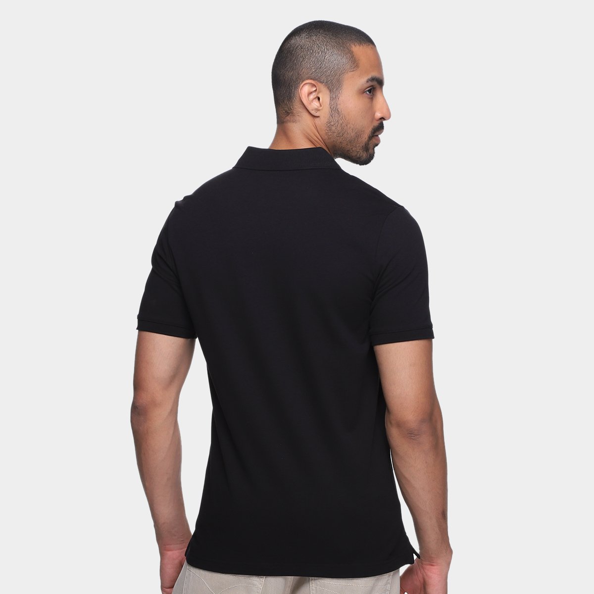 Camisa Polo Calvin Klein Slim Em Piquet Masculina - Tam: P - 1