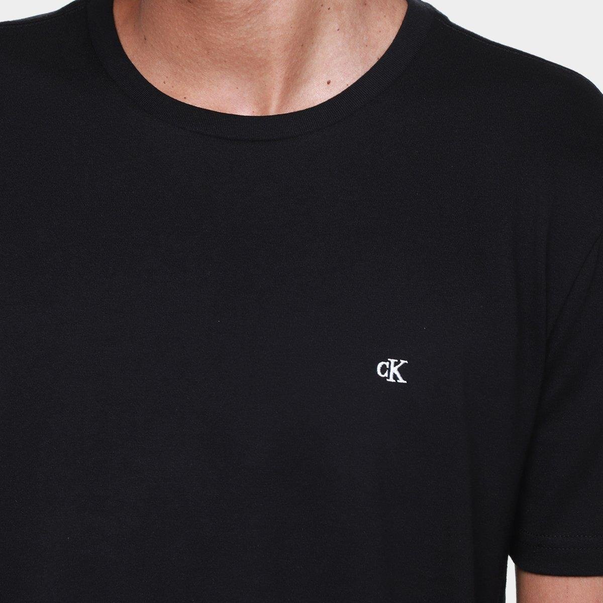 Camiseta Calvin Klein Bordado Masculina - Tam: P - 2