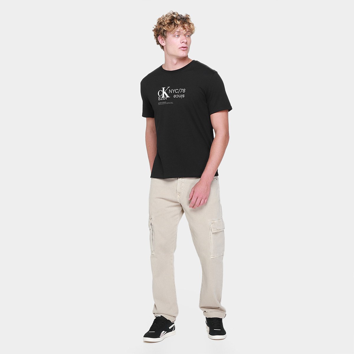Camiseta Calvin Klein NYC 78 Masculina - Tam: P - 3