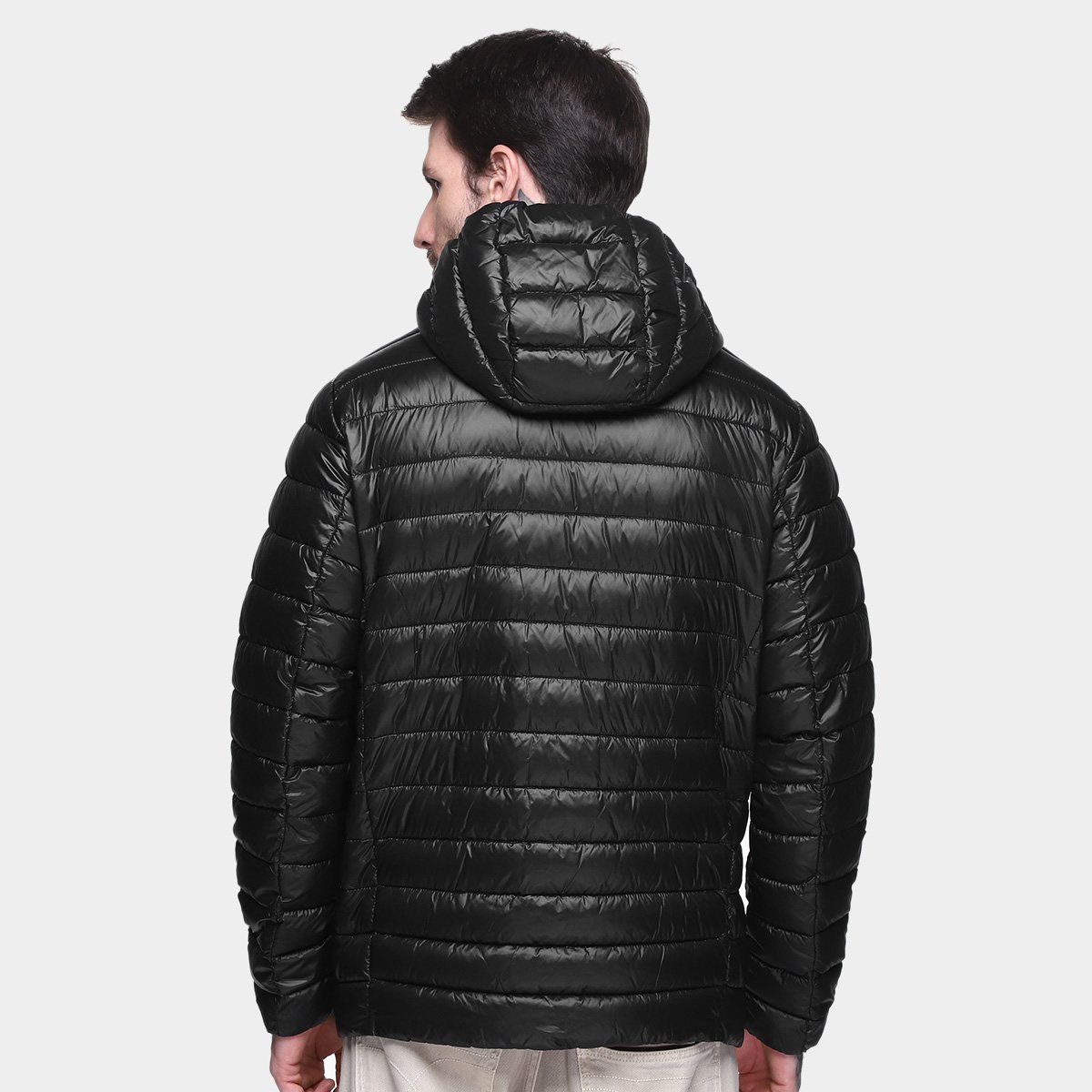 Jaqueta C/ Capuz Calvin Klein Matelassê Masculina - Tam: P - 1