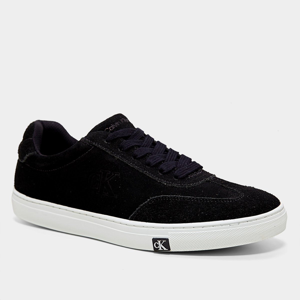 Tênis Couro Calvin Klein Project Embossed Camurça Feminino - Tam: 35 - 1