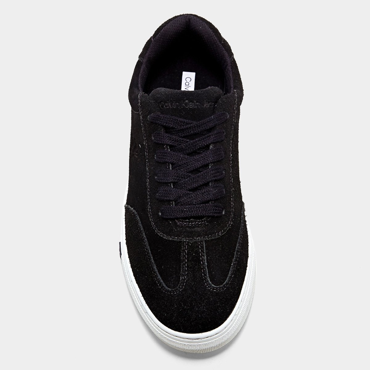 Tênis Couro Calvin Klein Project Embossed Camurça Feminino - Tam: 35 - 3