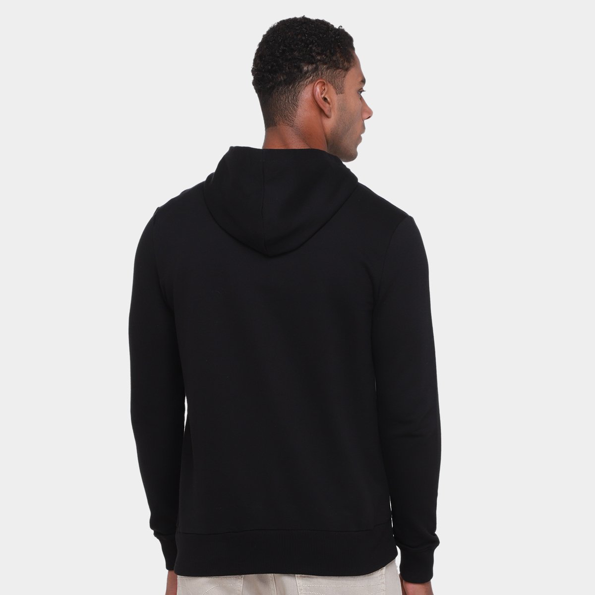 Jaqueta Moletom Calvin Klein Intense Texture Capuz Masculina - Tam: M - 1
