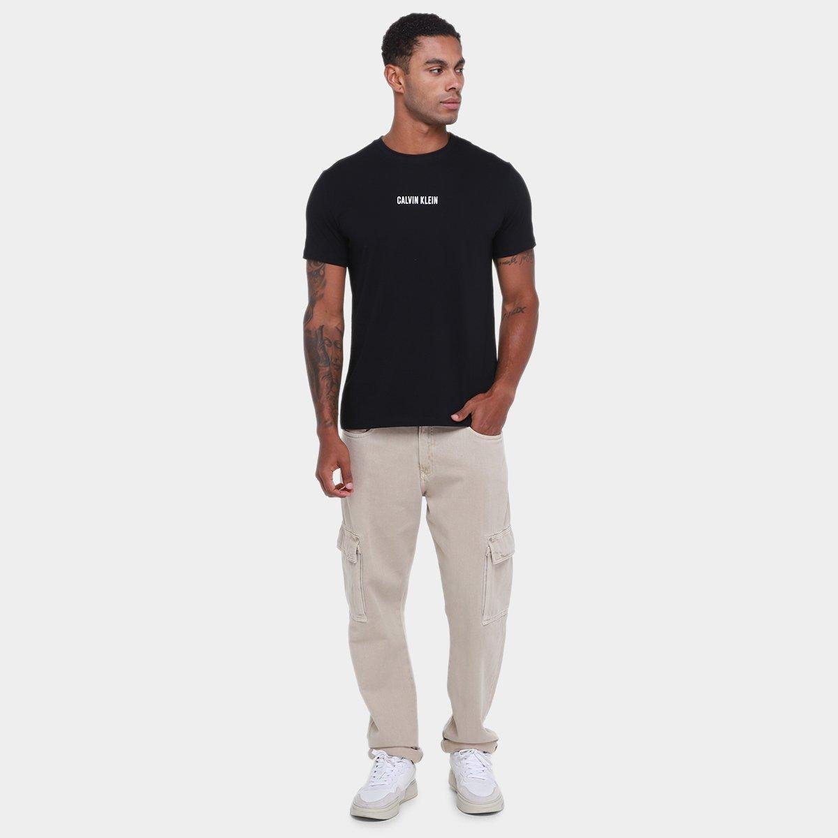 Camiseta Calvin Klein Intense Texture Masculina - Tam: M - 3