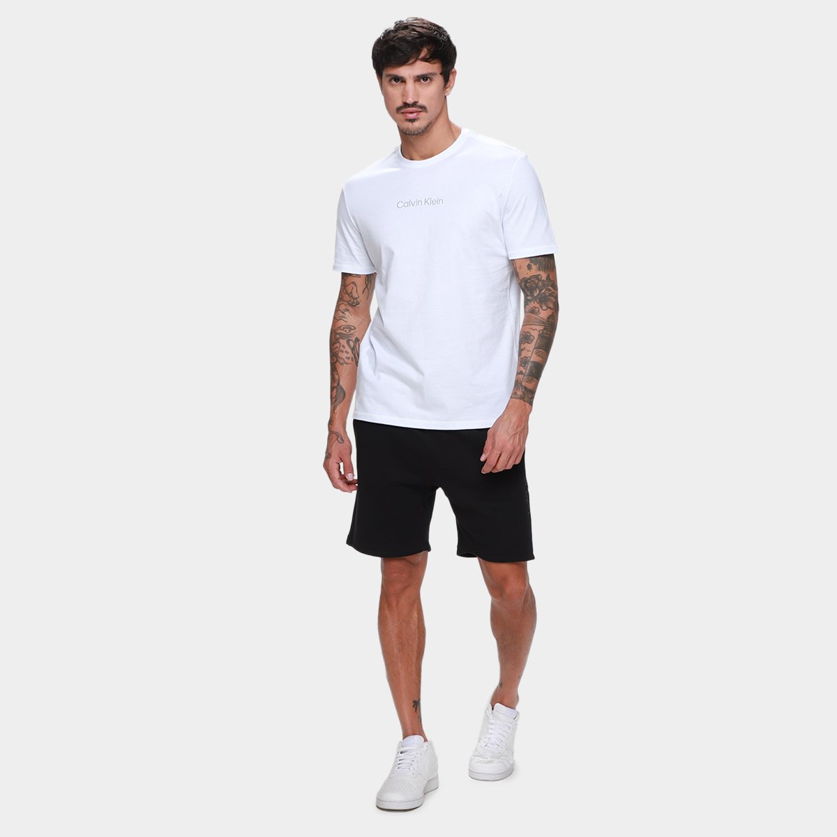 Bermuda Calvin Klein Casual Masculina - Tam: P - 4
