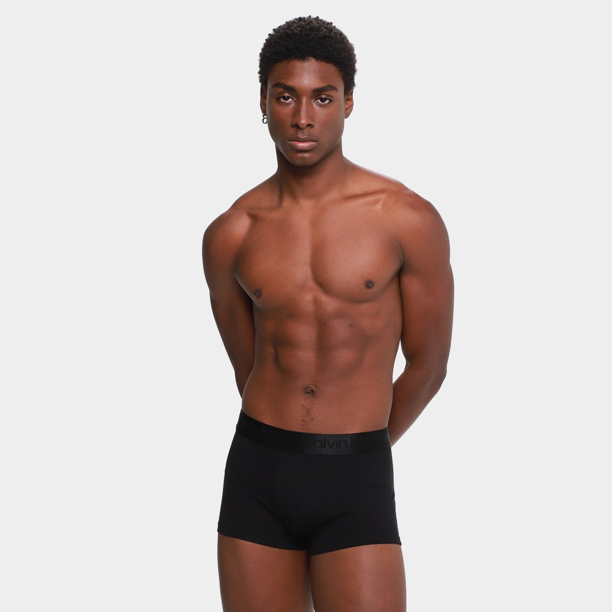 Cueca Boxer Calvin Klein Low Rise Trunk Masculina - Tam: P - 1