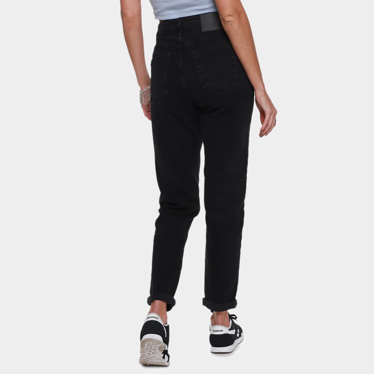 Calça Jeans Calvin Klein Mom 5 Pockets Feminina - Tam: 46 - 1