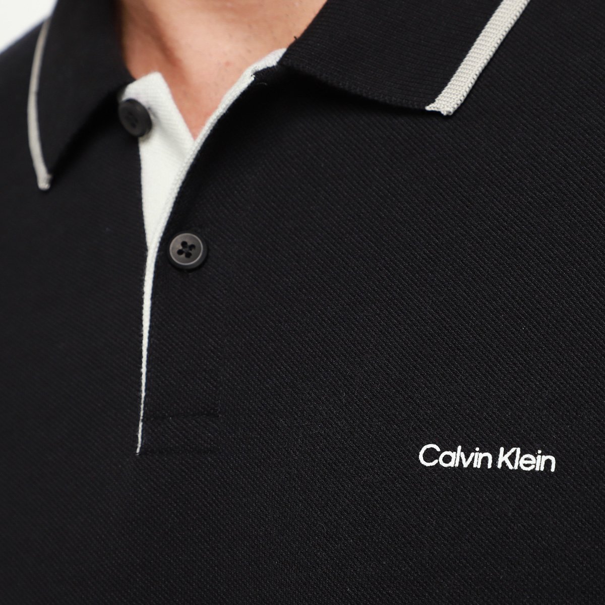 Camisa Polo Calvin Klein Casual Masculina - Tam: P - 2