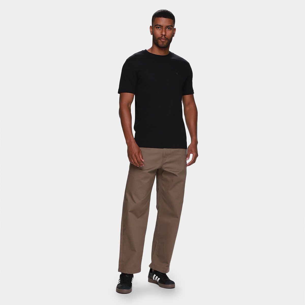 Camiseta Calvin Klein Malhão Com Punhos Masculina - Tam: M - 4