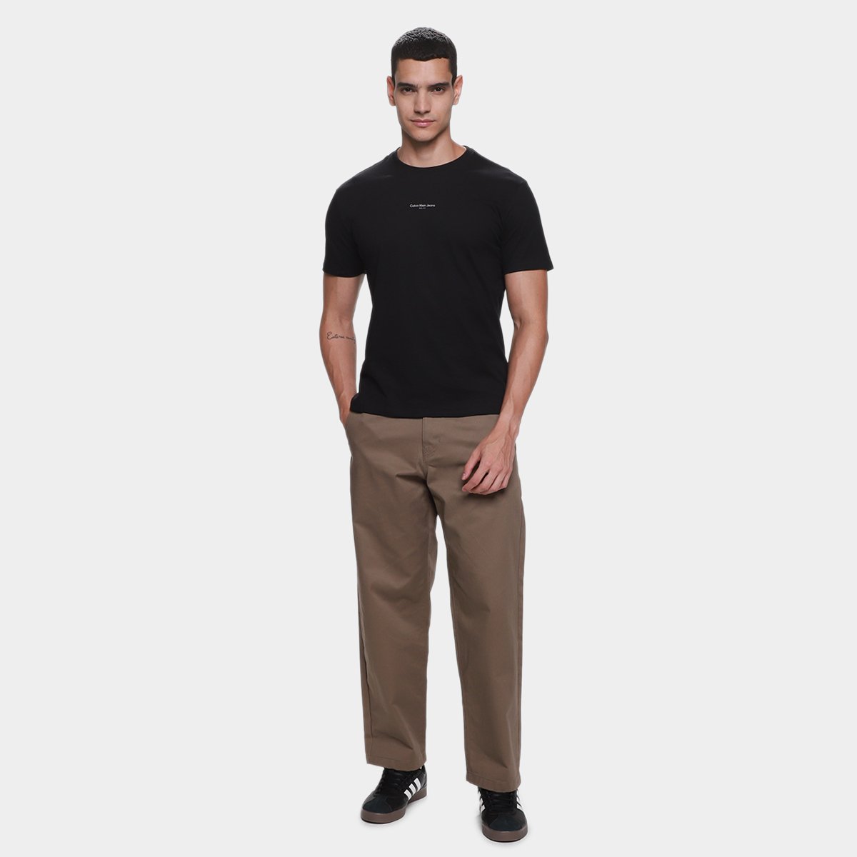 Camiseta Calvin Klein Push Your Limits Masculina - Tam: GG - 3