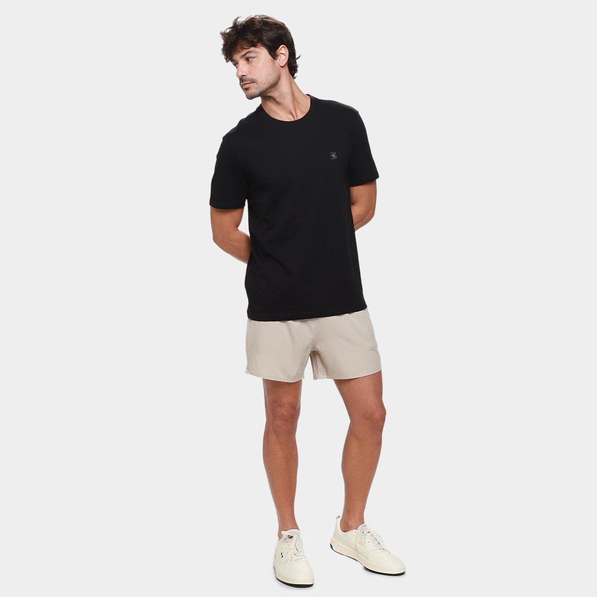 Camiseta Calvin Klein Patch Casual Masculina - Tam: M - 3