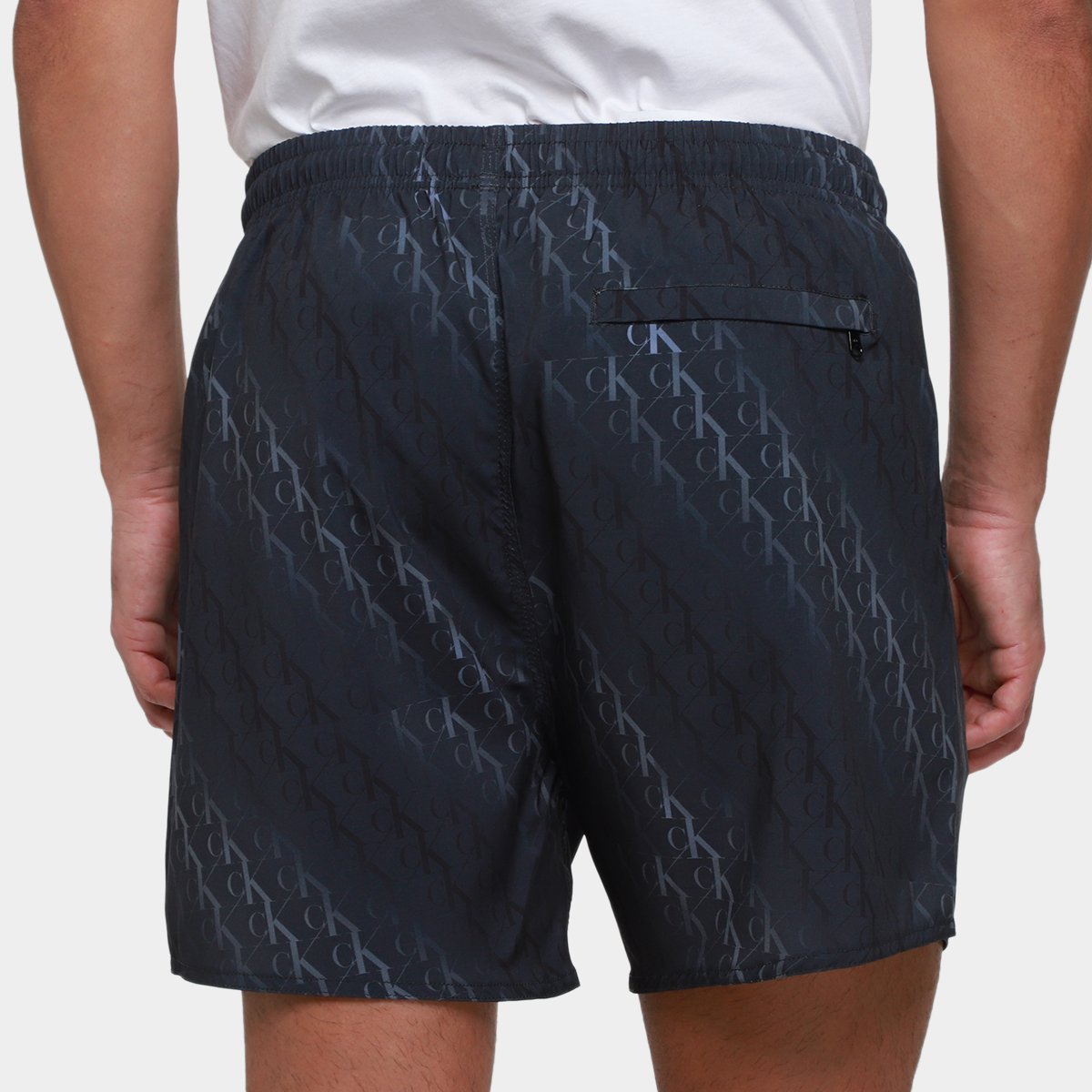 Short Calvin Klein Elástico Monogram Masculino - Tam: M - 1