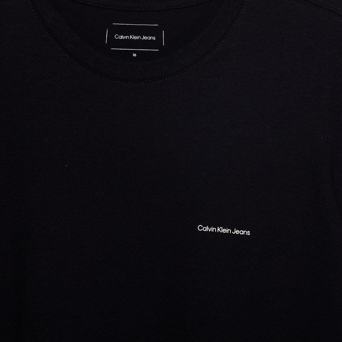 Camiseta Infantil Calvin Klein Logo - Tam: 8A - 1