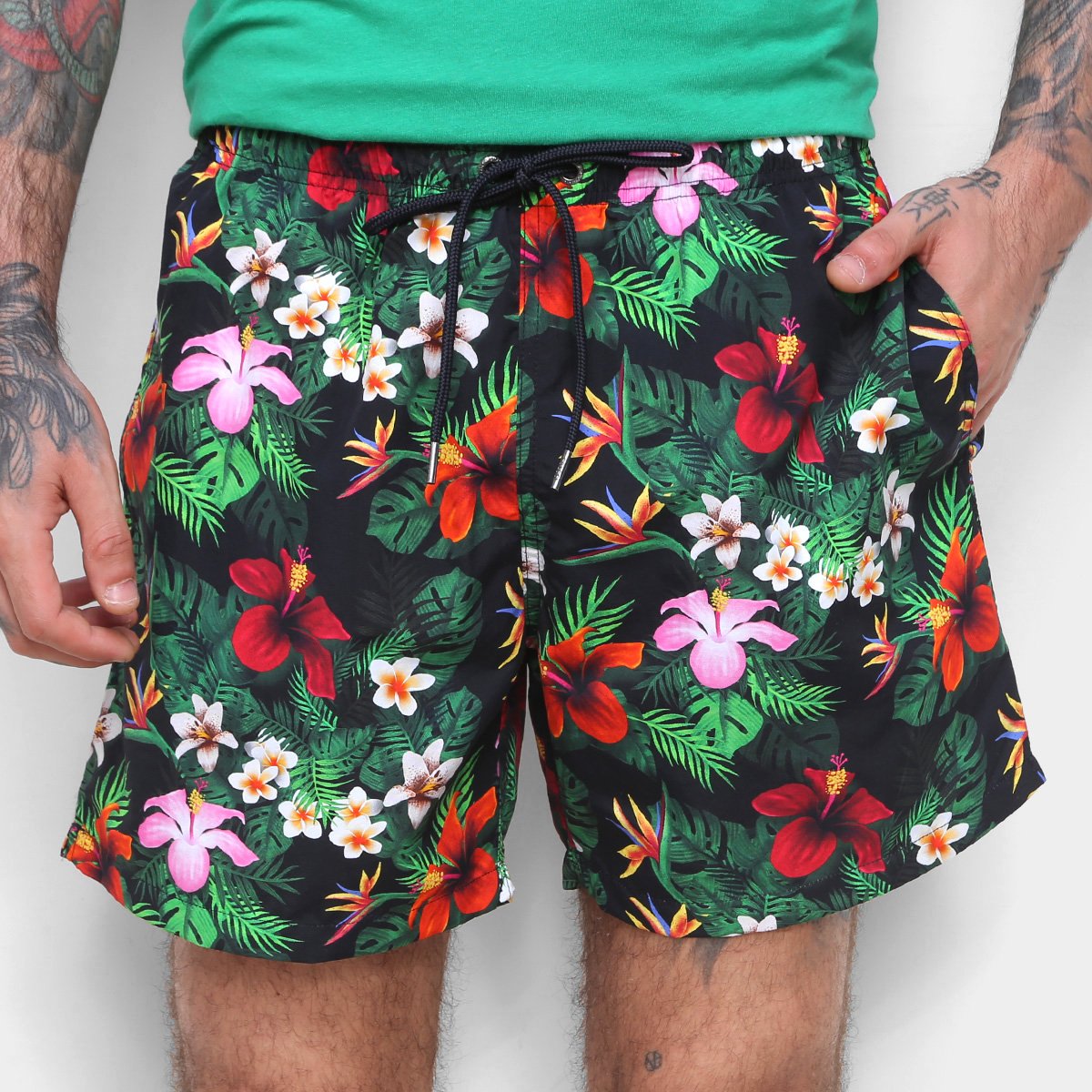 Boardshorts Colcci Es2 Ccs Praia Floral Masculino