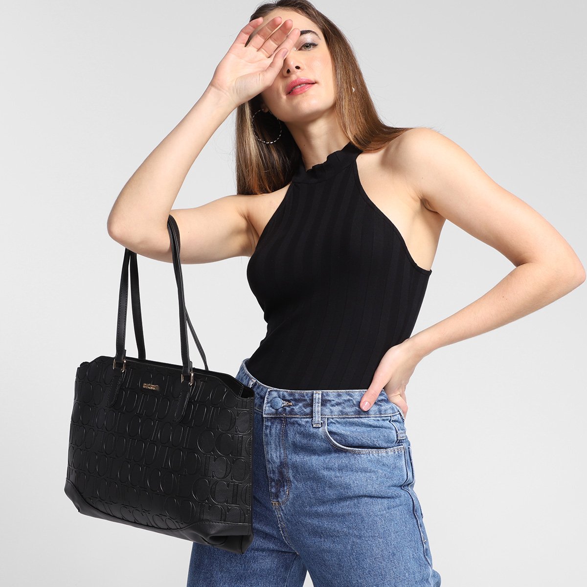 Bolsa Colcci Tote Shopper Monograma Feminina