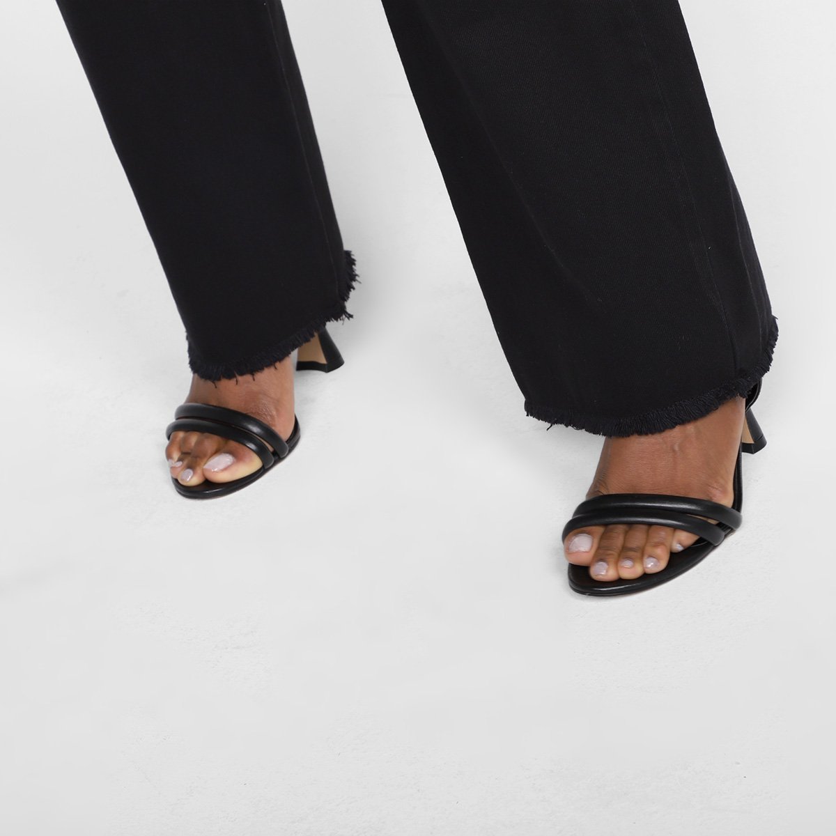Calça Wide Leg Colcci Juliette Cintura Alta Feminina - Tam: 44 - 3
