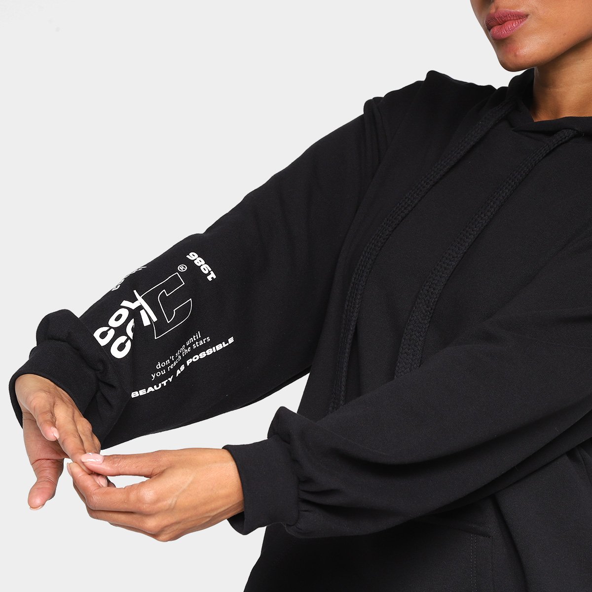 Moletom Colcci Oversized Capuz Feminino - Tam: M - 2