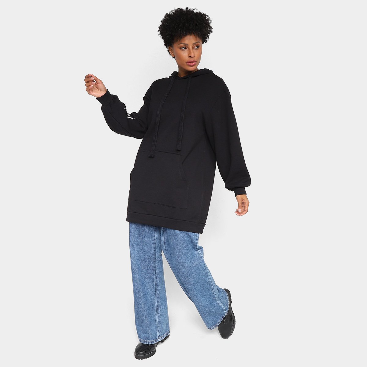 Moletom Colcci Oversized Capuz Feminino - Tam: M - 3