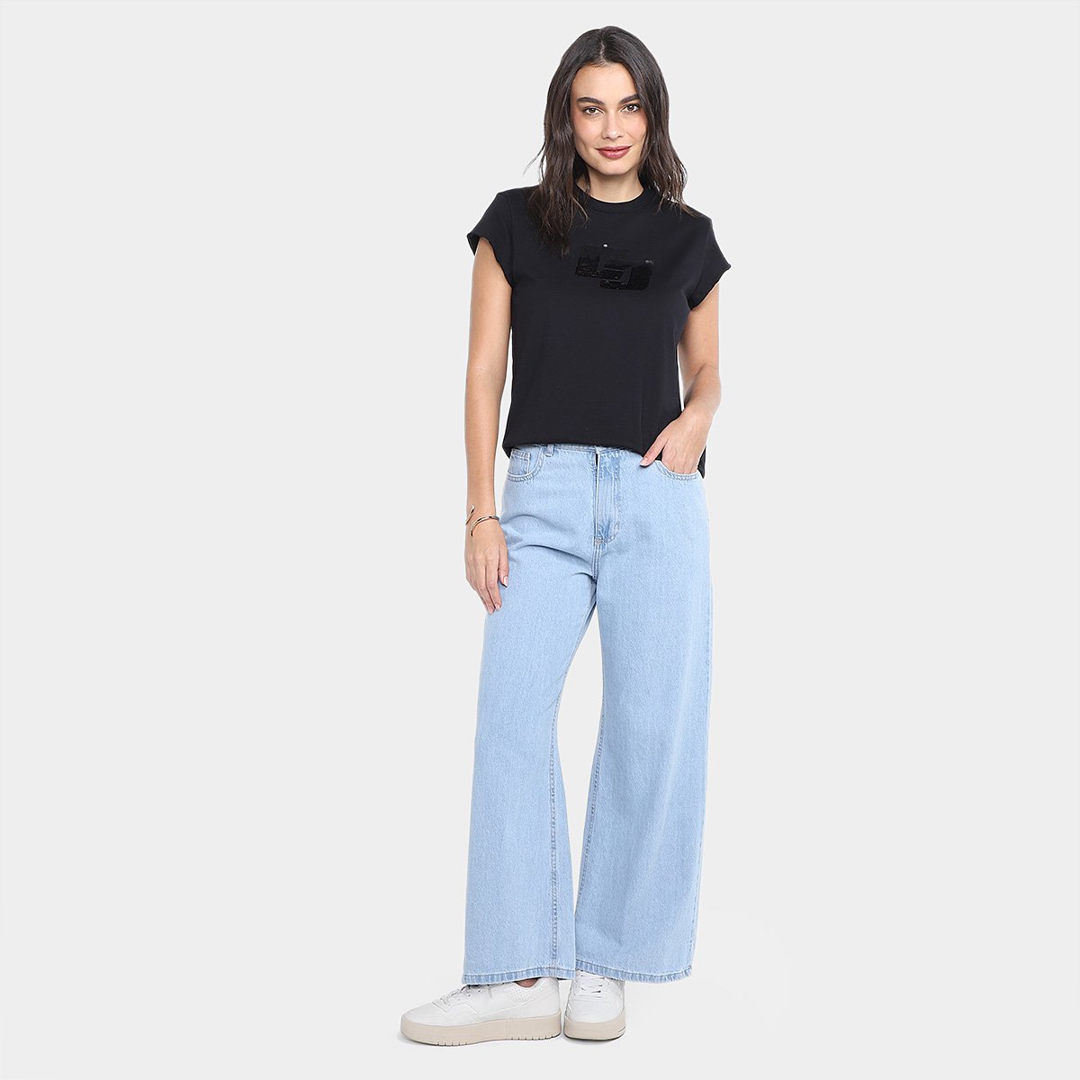 Camiseta Colcci Bordada Feminina - Tam: M - 3