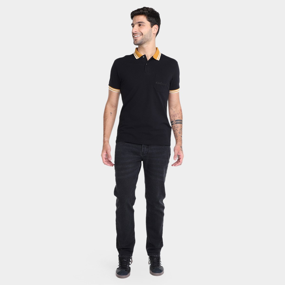 Camisa Polo Colcci Casual Masculina - Tam: GG - 3