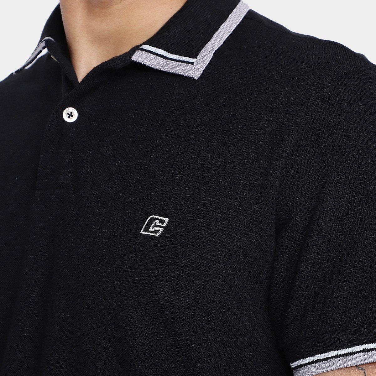 Camisa Polo Colcci Frisos Masculina - Tam: M - 2