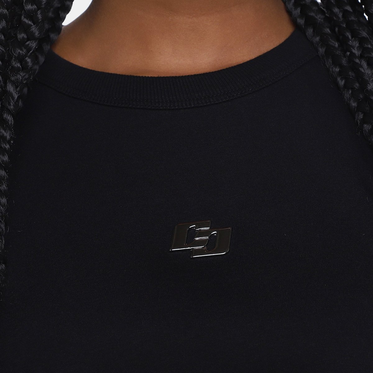 Camiseta Colcci Baby Look Logo Feminina - Tam: G - 2