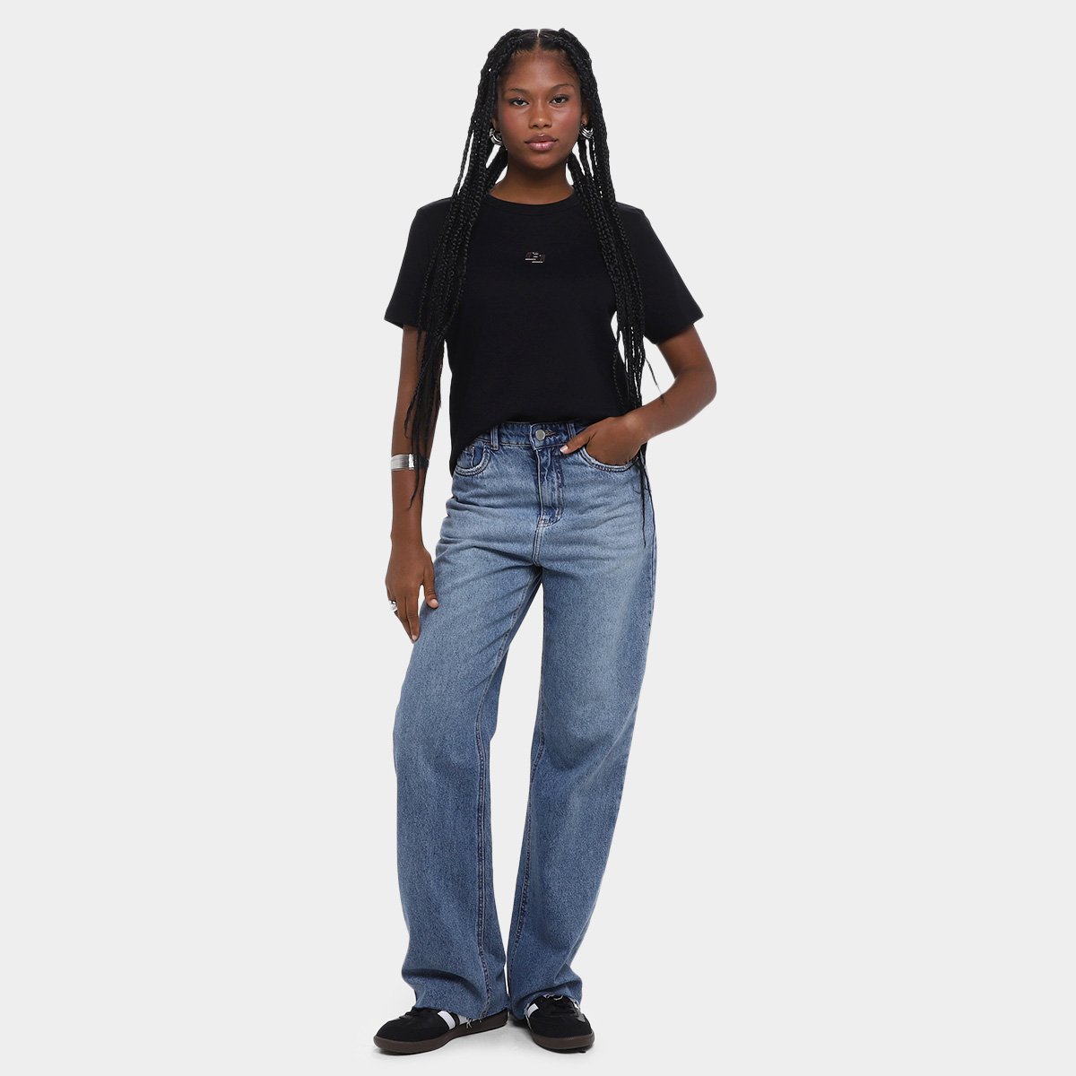 Camiseta Colcci Baby Look Logo Feminina - Tam: G - 3