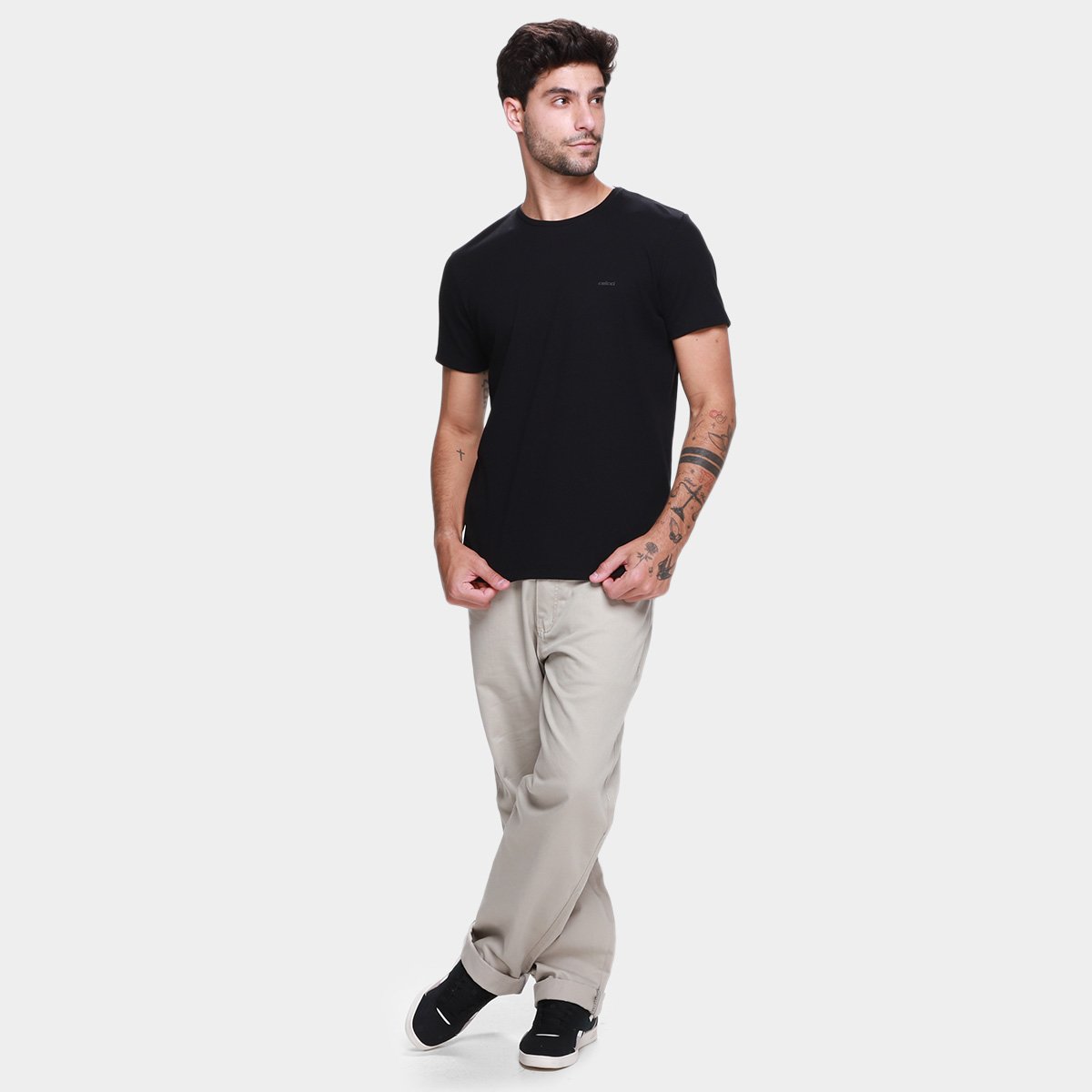 Camiseta Colcci Canelada Masculina - Tam: P - 3