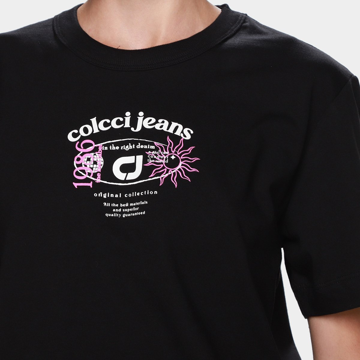 Camiseta Colcci Jeans 1986 Feminina - Tam: P - 2
