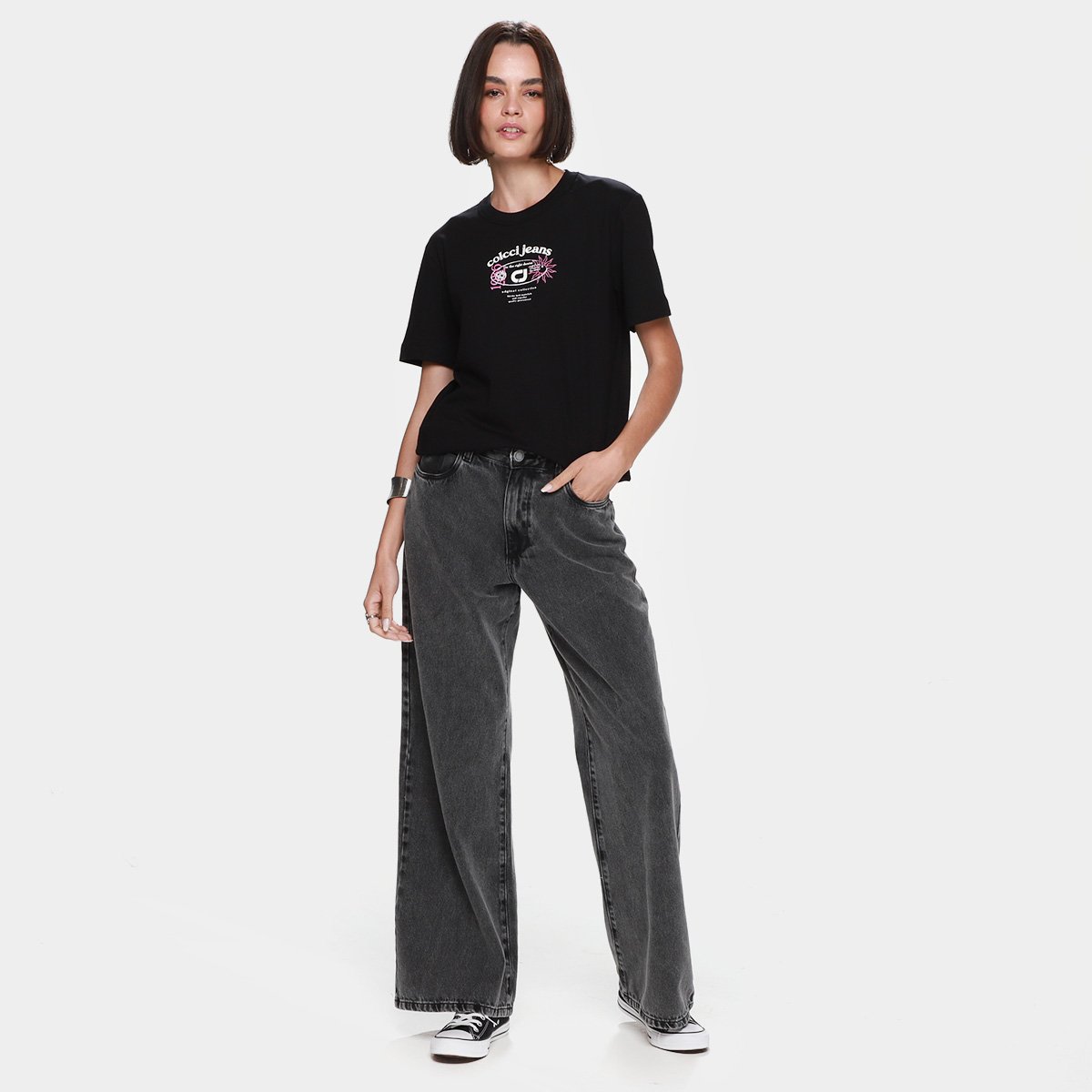 Camiseta Colcci Jeans 1986 Feminina - Tam: P - 3