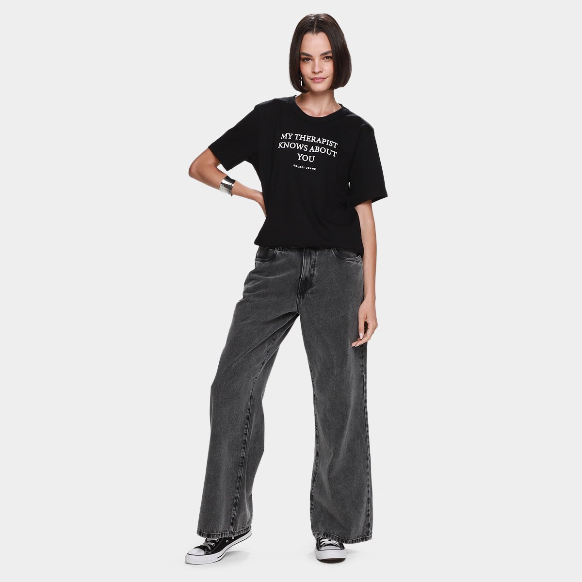 Camiseta Colcci Jeans Casual Feminina - Tam: P - 3