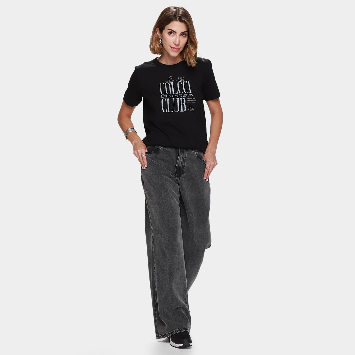 Camiseta Colcci 1986 Club Feminina - Tam: P - 4