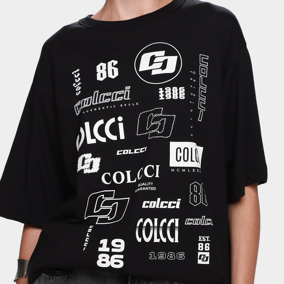 Camiseta Colcci 1986 Casual Feminina - Tam: M - 2