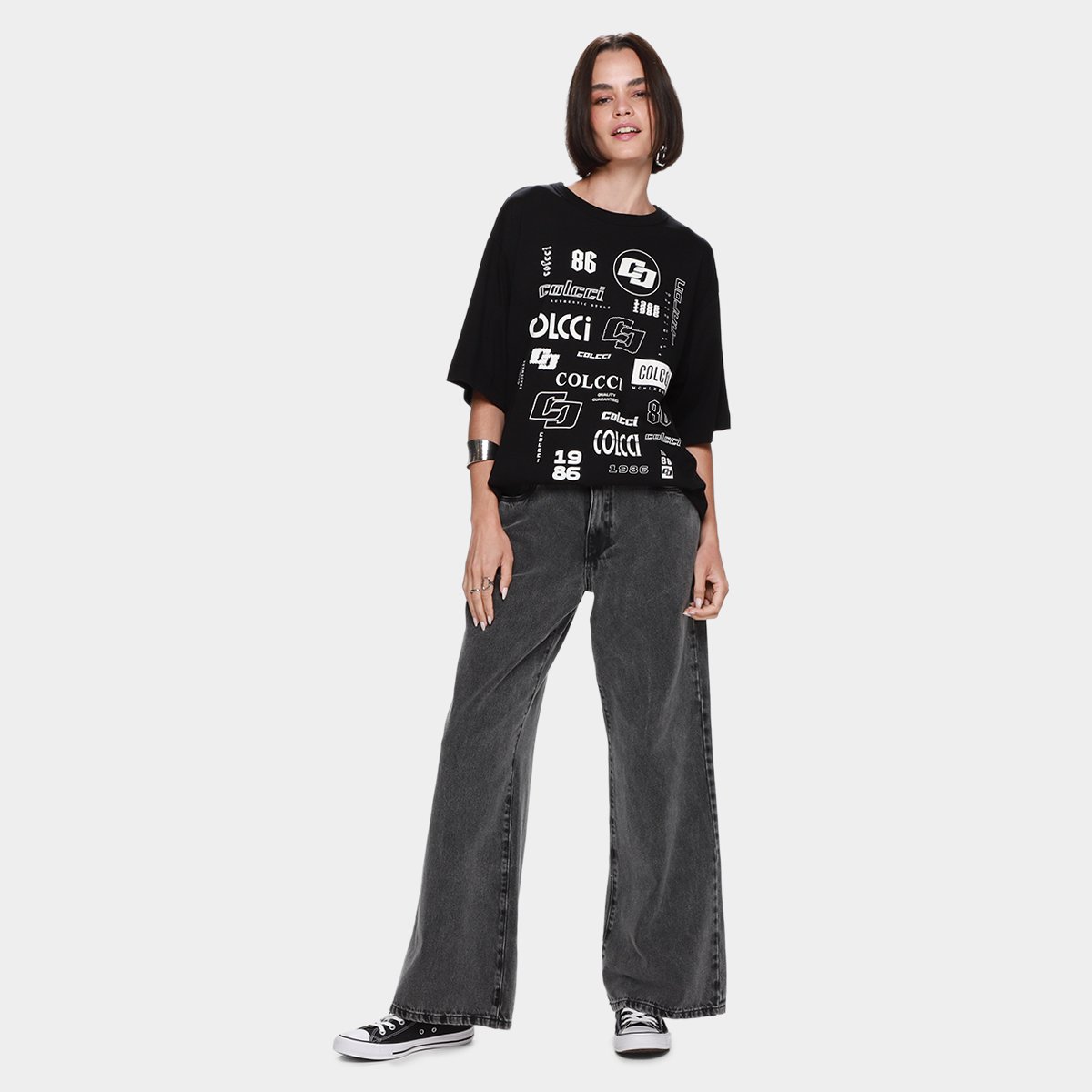 Camiseta Colcci 1986 Casual Feminina - Tam: M - 3